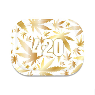 Rolling Tray - 420 Gold (18cm x 14cm)