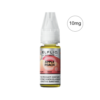 ELFLIQ - Elfbar Liquid (10ml/10mg) Apple Peach