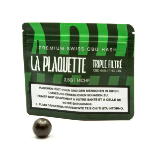 La Plaquette - CBD Hash - Triple Filtré (CHF 14.00/3.5g)