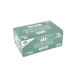 Korona Zig. Hülsen Deluxe Menthol (100 Stk.)