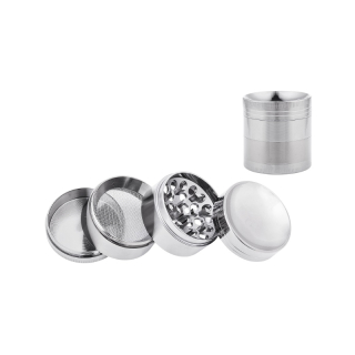 Alu Grinder 4-teilig 40mm Silber