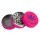 Grinder Alu Pink Hemp Leaf 3-teilig 40mm